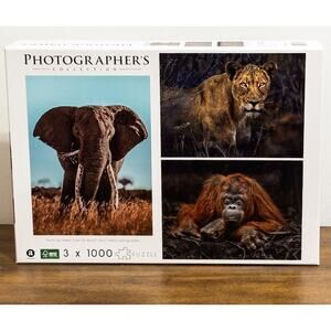 NEW: Ambassador Games - Photographer's Collection, 3 x 1000 piece jigsaw puzzles